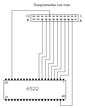 Schaltplan des Parallel-Kabels